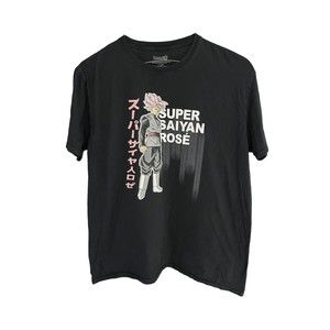 Funimation DragonBall Super Men's XL graphic t shirt super saiyan rose